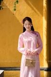  Áo dài Hồng Liên 