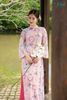  Áo dài kim sa hoa hồng 