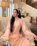  Áo dài sequin Ngọc Khuê 