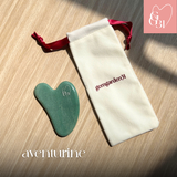  Guasha Thạch Anh Xanh Aventurine GG31 – Massage nâng cơ & sáng da tự nhiên 