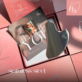  Guasha Thép Không Gỉ GG31 – Massage nâng cơ & sáng da tự nhiên 