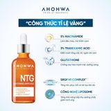  NTG Whitening Ampoule - Tinh Chất Hỗ Trợ Làm Sáng Da, Giảm Đỏ, Cân Bằng Sắc Tố - 50ml 