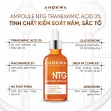  NTG Whitening Ampoule - Tinh Chất Hỗ Trợ Làm Sáng Da, Giảm Đỏ, Cân Bằng Sắc Tố - 50ml 