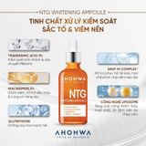  NTG Whitening Ampoule - Tinh Chất Hỗ Trợ Làm Sáng Da, Giảm Đỏ, Cân Bằng Sắc Tố - 50ml 