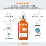  NTG Whitening Ampoule - Tinh Chất Hỗ Trợ Làm Sáng Da, Giảm Đỏ, Cân Bằng Sắc Tố - 50ml 