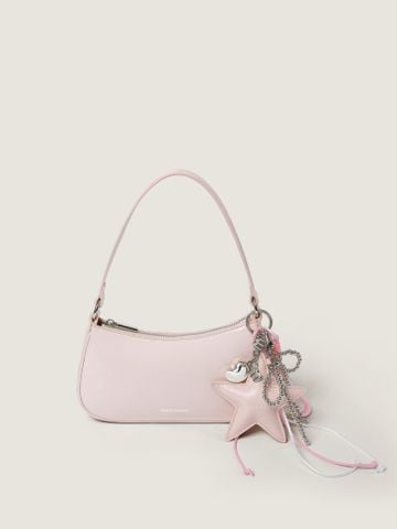 TDV Half-moon Hobo Da Mịn Sz 22 _ AWH - Hồng