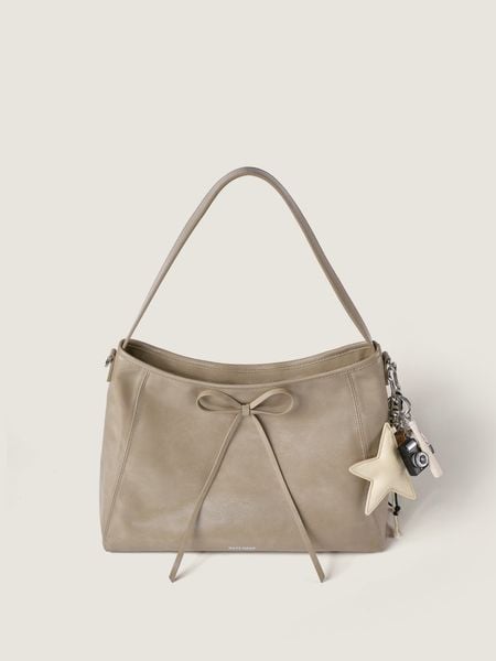 BTS - TOT Ribbon Tote Quai Đôi Sz 36 - Nâu