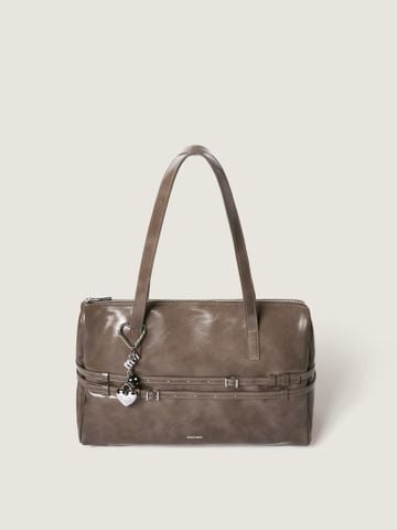 BTS - TOT MELLOW Tote Quai Ngang Sz 40 - Nâu