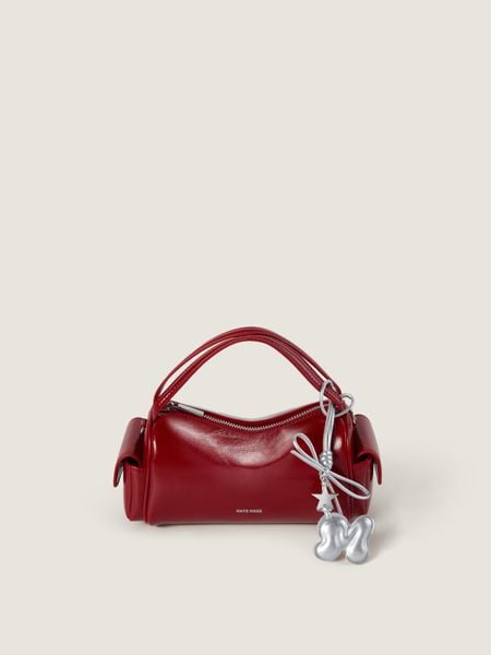 TXT Túi Hộp Velvet Bag sz 20 - Hồng