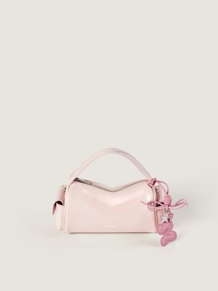 TXT Túi Hộp Velvet Bag sz 20 - Hồng