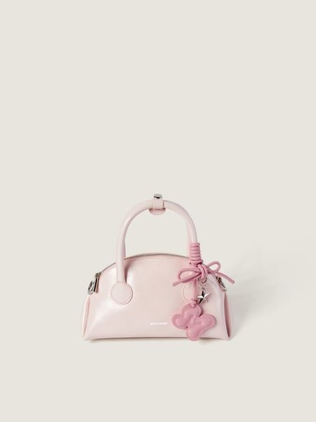 TXT Miệng Vòm Macaron Bag sz 23 - Hồng