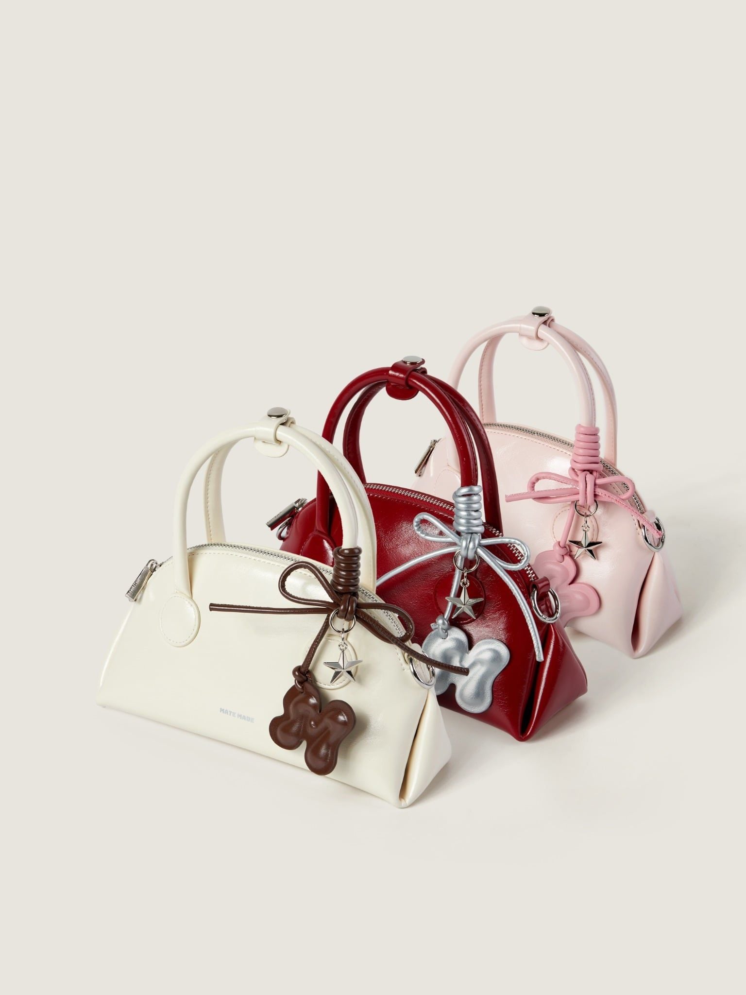  TXT Miệng Vòm Macaron Bag sz 23 