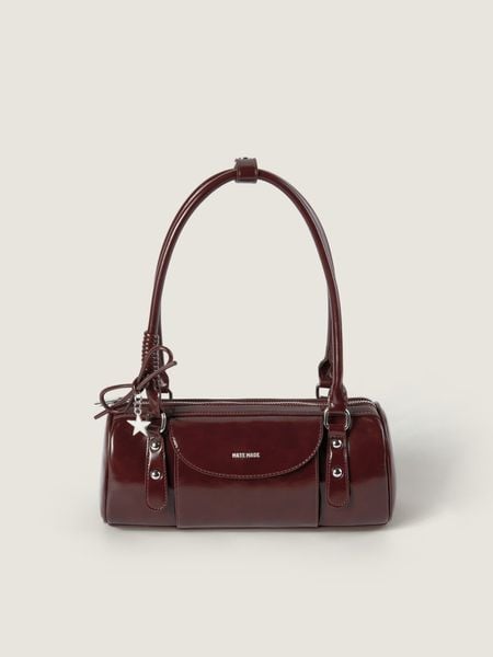 TDV Dáng Tròn Cinnamon Bag Sz 28 - Đỏ mận