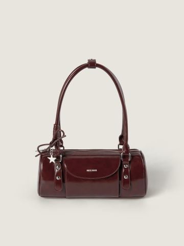 TDV Dáng Tròn Cinnamon Bag Sz 28 - Đỏ mận