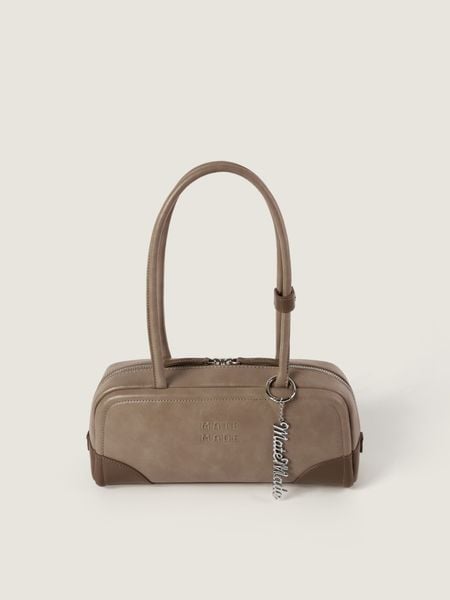TDV Charm Chữ Mocha Bag Sz 29 - Nâu