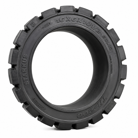  Lốp Ascendo 16x6x10-1/2 Starkus Solid Tire Black 