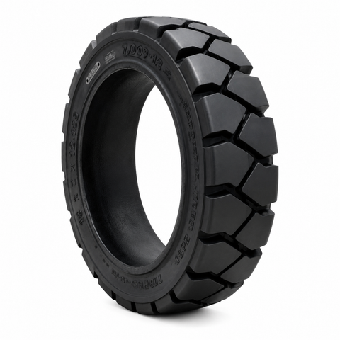  Lốp Ascendo18x6x12-1/8 Traction Starkus Solid Tire Black 