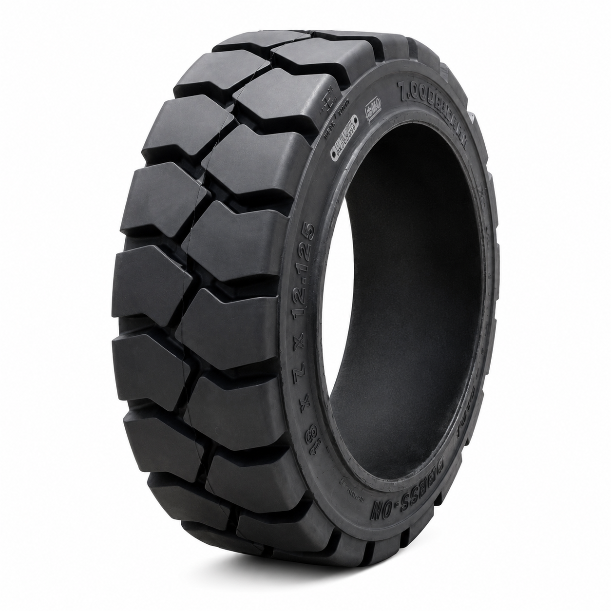 Lốp Ascendo18x6x12-1/8 Traction Starkus Solid Tire Black