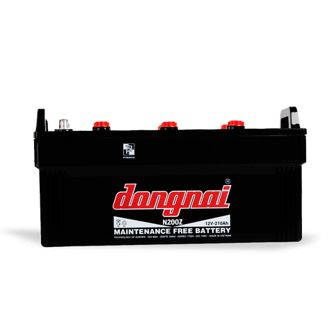  Ắc quy Tàu thuyền Pinaco N200Z Đen - 12V - 210Ah 