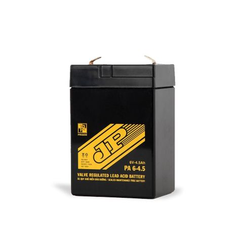  Ắc quy Đèn sạc Pinaco JP PA 6-4.5 - 6V - 4,5Ah 