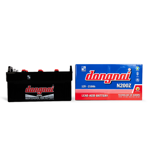  Ắc quy Tàu thuyền Pinaco N200Z Đen - 12V - 210Ah 
