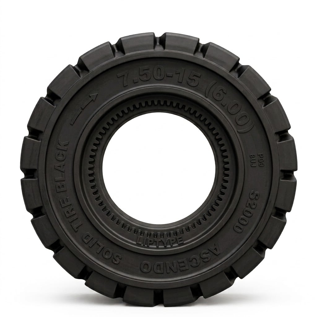 Lốp Ascendo 7.50-15 S2000 Solid Black