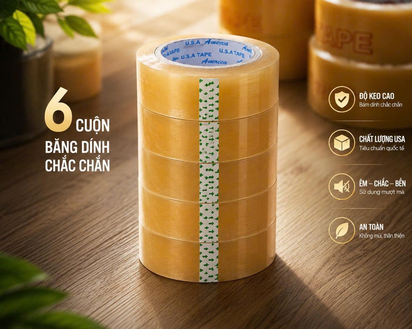 Băng Keo Trong 200 Yard