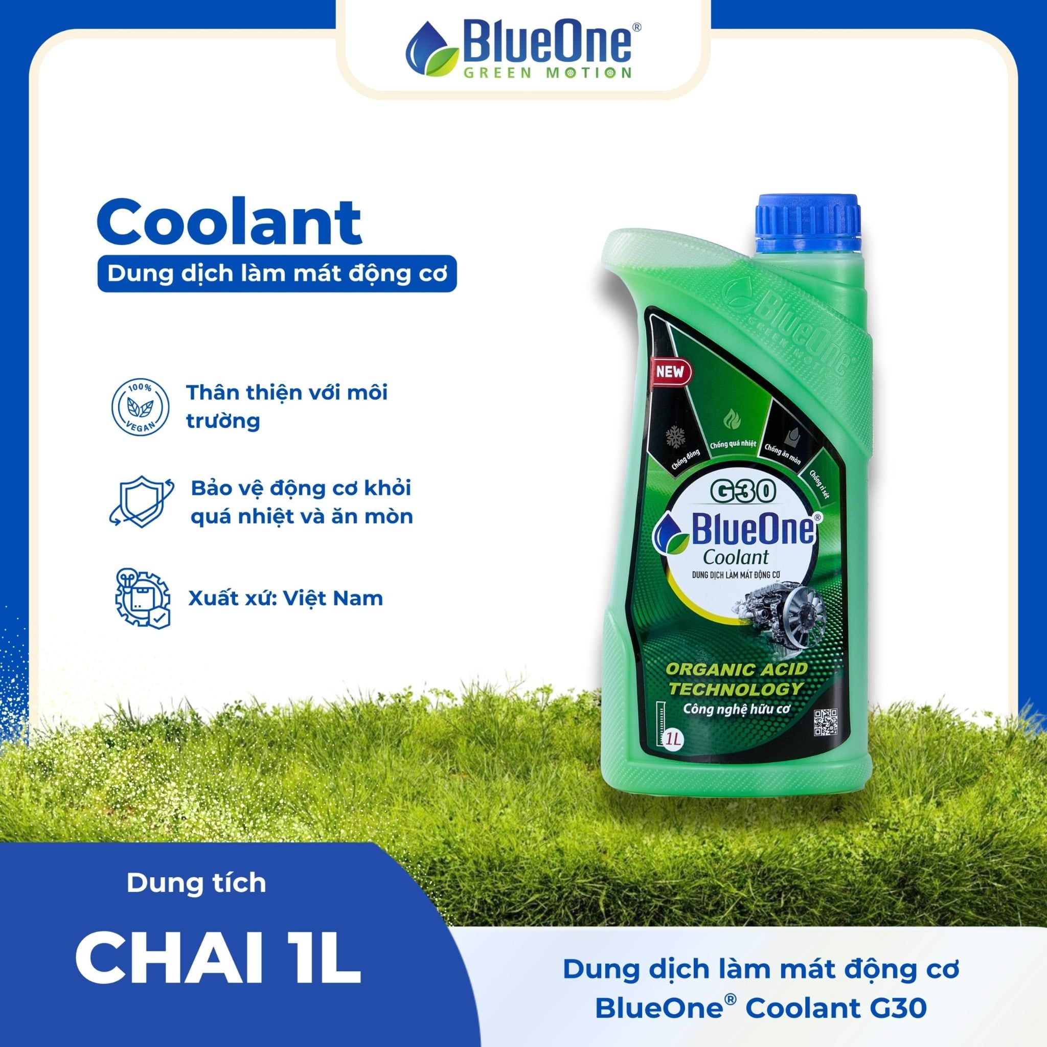 Nước làm mát BlueOne Coolant G30