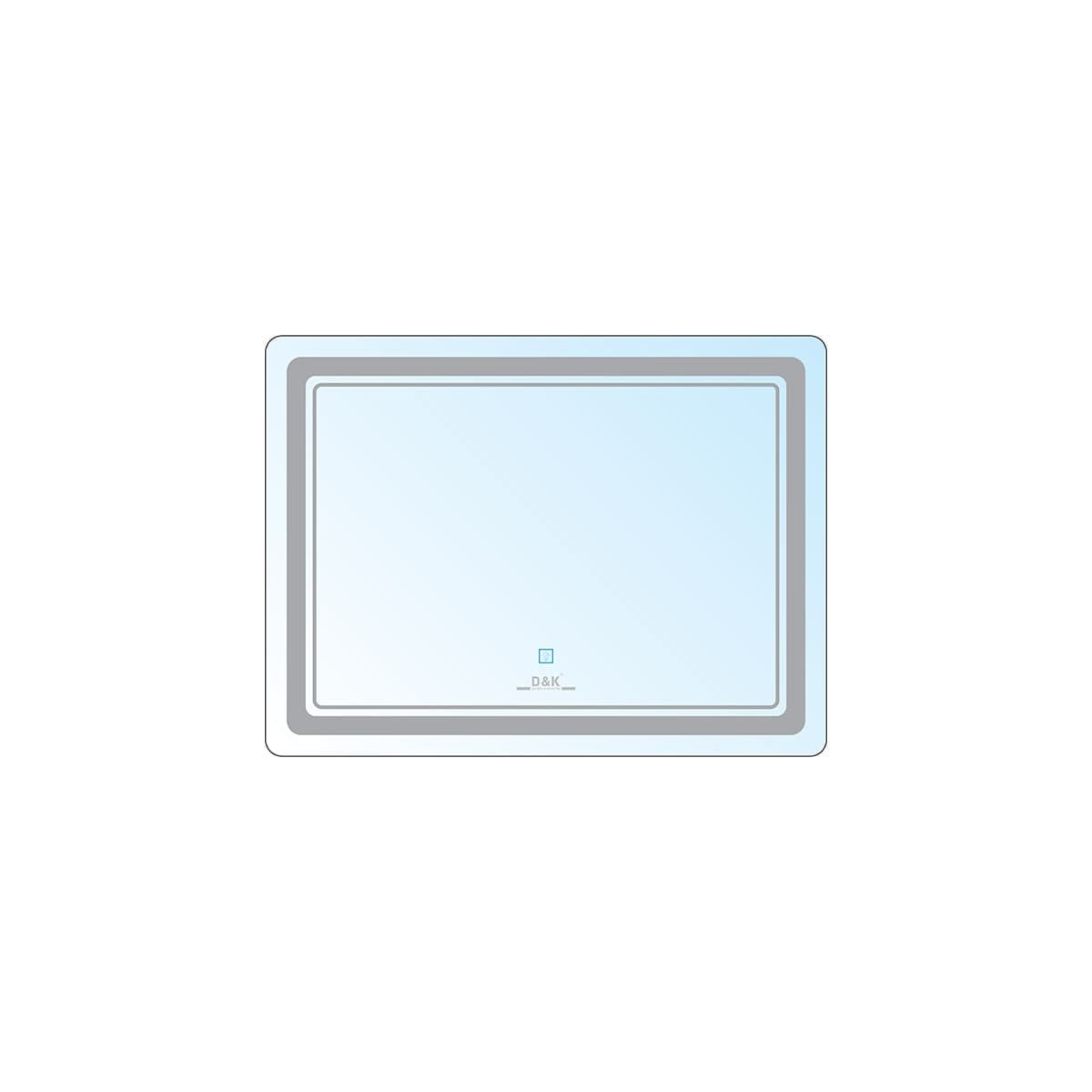 Gương Led tráng bạc D&K