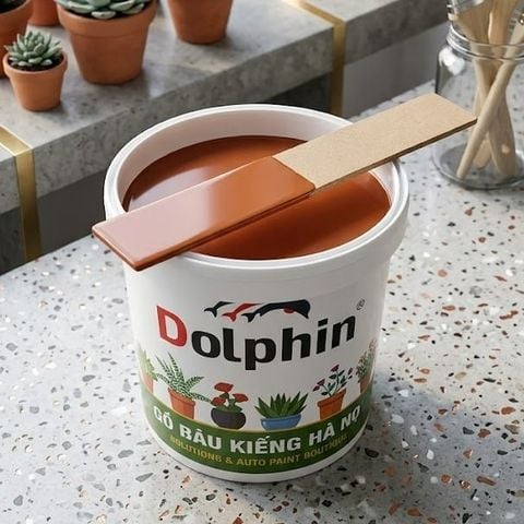  Sơn chậu kiểng Dolphin gỗ 907 