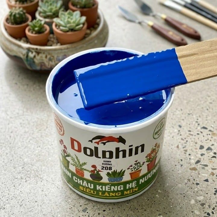 Sơn chậu kiểng Dolphin xanh dương 208
