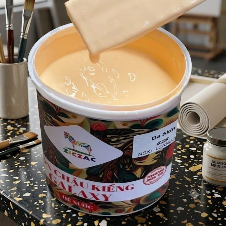 Sơn chậu kiểng Galaxy da skin 628