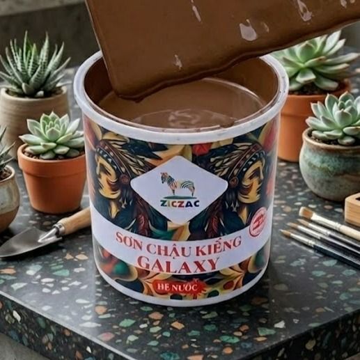 Sơn chậu kiểng Galaxy gỗ 907