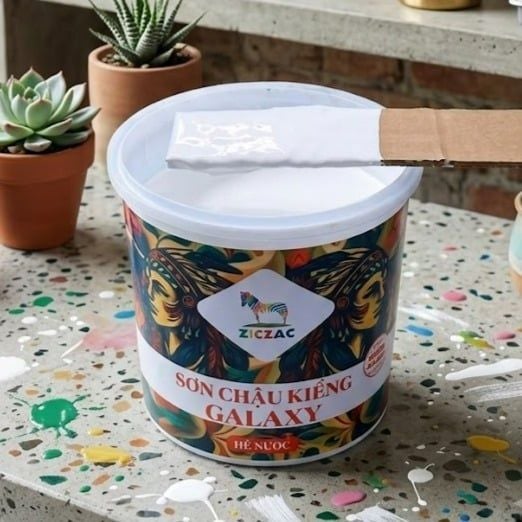 Sơn chậu kiểng Galaxy trắng 103