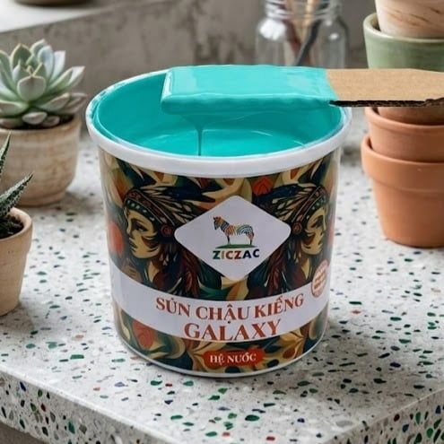 Sơn chậu kiểng Galaxy xanh lam 121