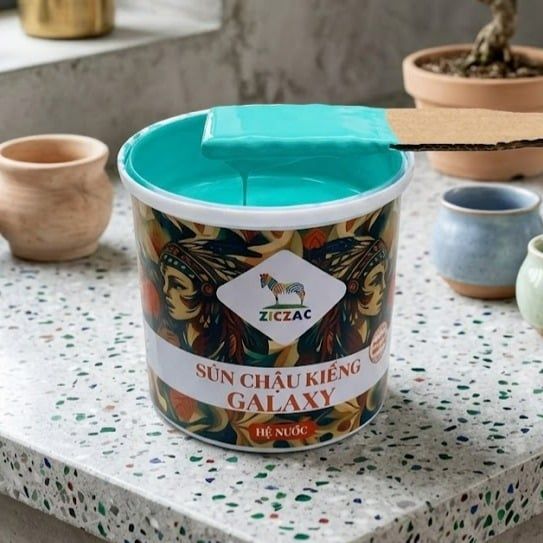 Sơn chậu kiểng Galaxy xanh ngọc 118
