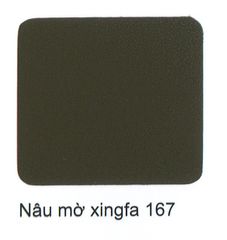  Sơn thép mạ kẽm AC-Zn Nâu mờ Xingfa 167 