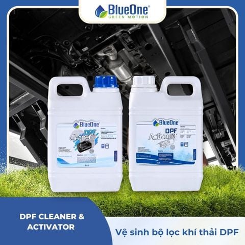  BlueOne DPF Combo 1 chai Cleaner 1 Chai Activator Bộ 2 Can 2L x5 