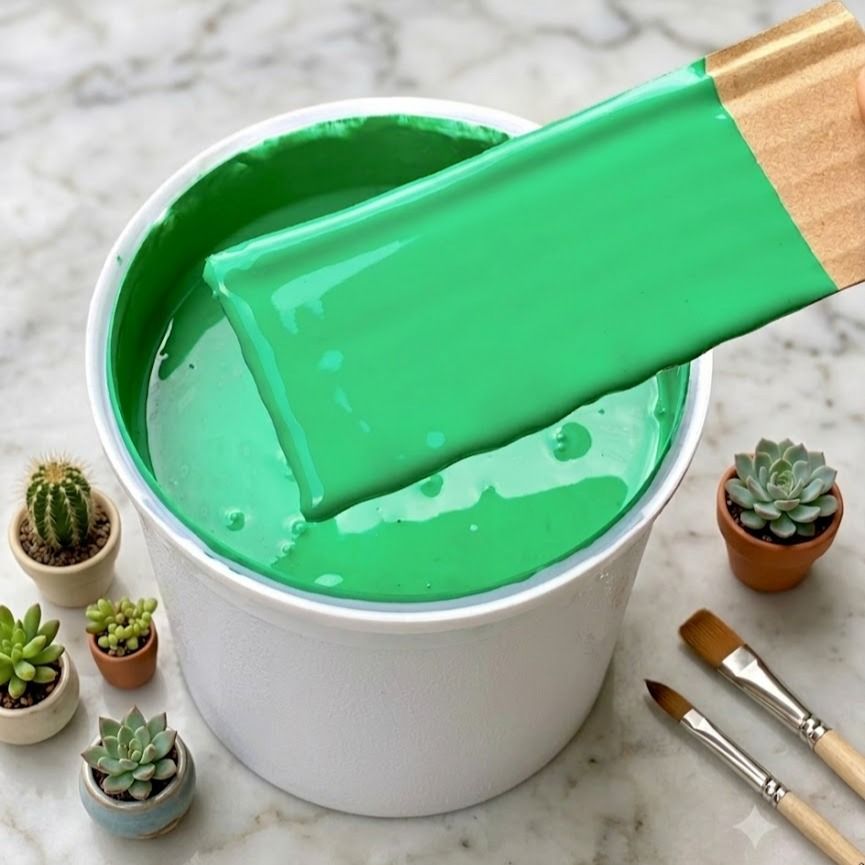 Sơn chậu kiểng Dolphin xanh ngọc bích 619