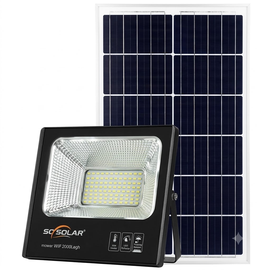  Bộ Đèn Pha Năng Lượng Mặt Trời ZS616-100 