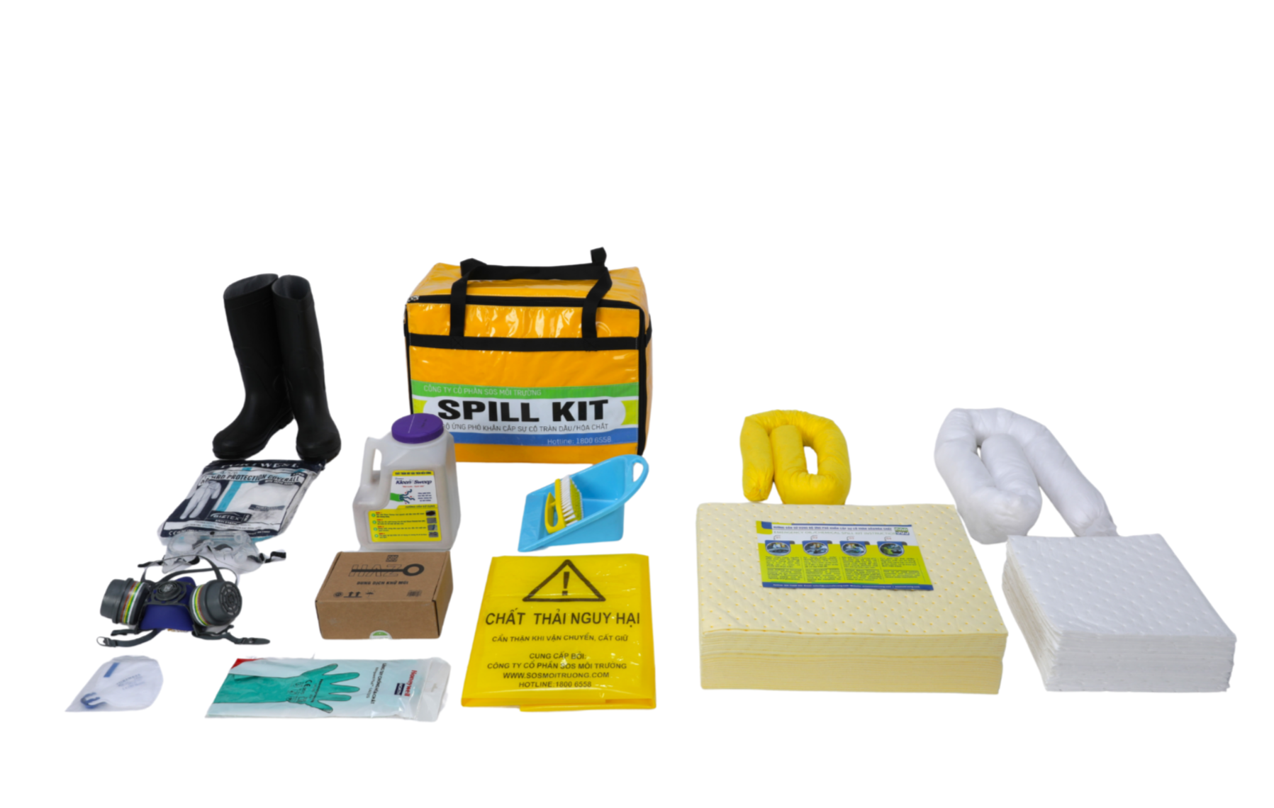  BỘ ỨNG PHÓ KHẨN CẤP SỰ CỐ TRÀN DẦU VÀ HÓA CHẤT W30-OC 