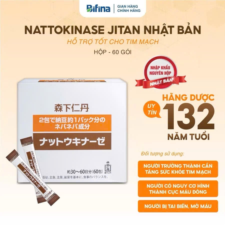 TPBVSK Nattokinase (60 gói/hộp)