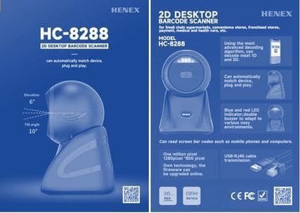 Máy đọc mã vạch Henex HC-8288