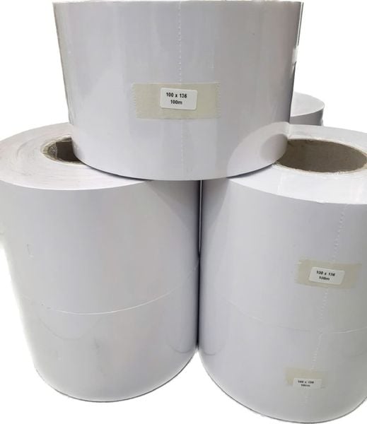 Giấy in nhãn 100x136mmx100m