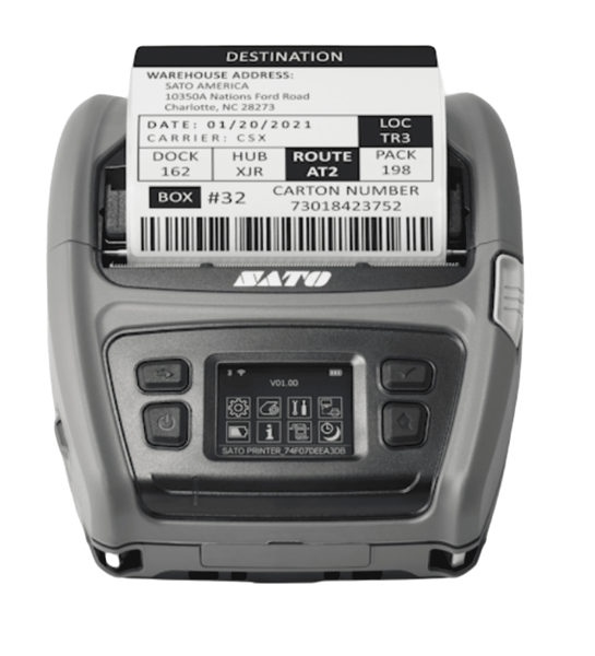 Máy in nhãn di động Sato PV4