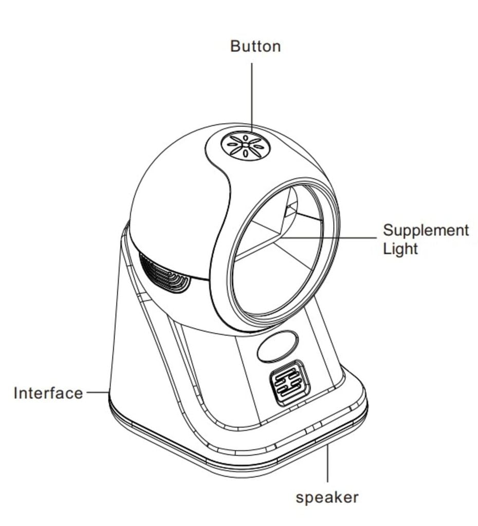 Máy đọc mã vạch Syble XB-8608H