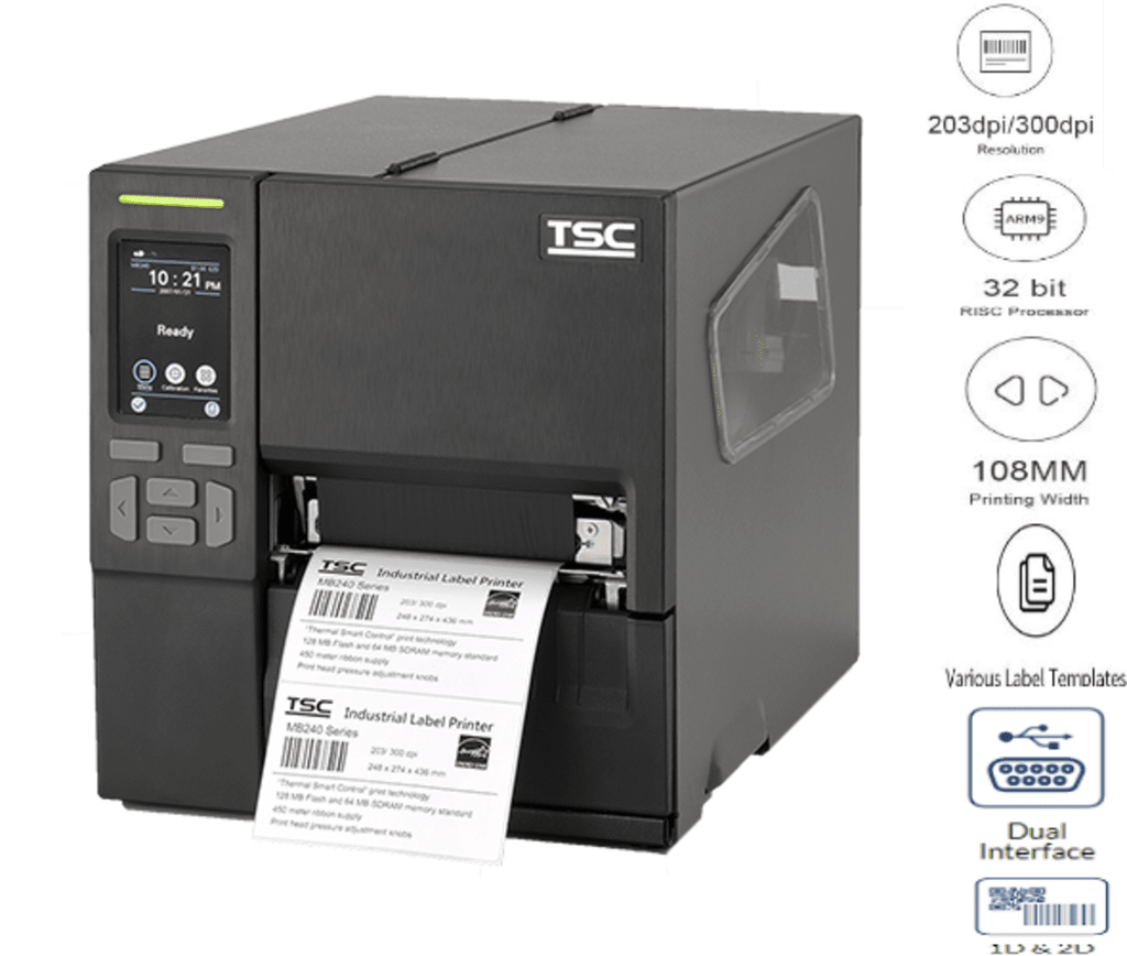 Máy in công nghiệp TSC MB240T-MB340T