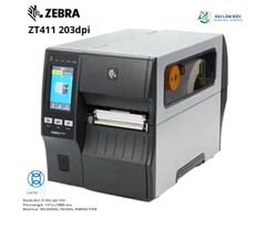 Máy in mã vạch Zebra ZT411 203dpi
