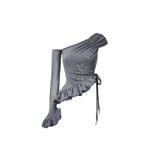  ZD - TWIRLY PUFF TOP GREY 