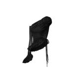  ZD - TWIRLY PUFF TOP BLACK 